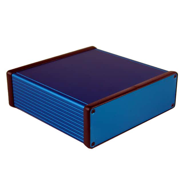 1455T1601BU BOX ALUM BLUE 6.299"L X 6.496"W