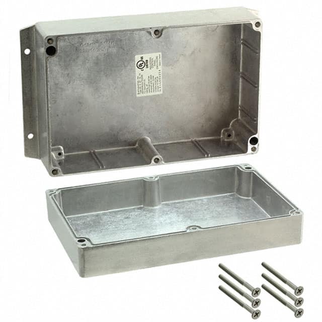 AN-2858-A BOX ALUM NAT 8.750"L X 5.750"W