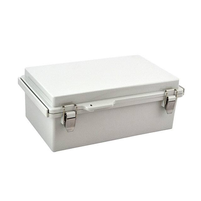 PTQ-11050 BOX PLAS GRAY 10.567"L X 6.299"W