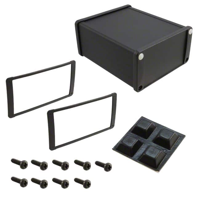 1457N1201BK BOX ALUM BLACK 5.079"L X 4.252"W