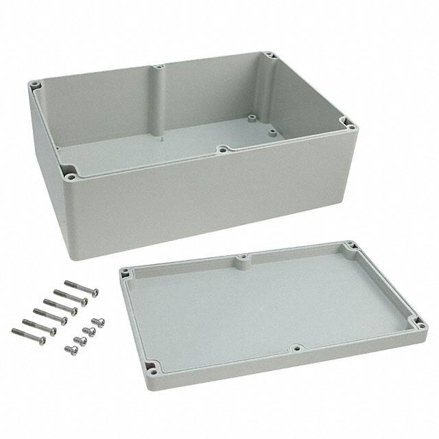 091624090 BOX ABS GRAY 9.449"L X 6.299"W