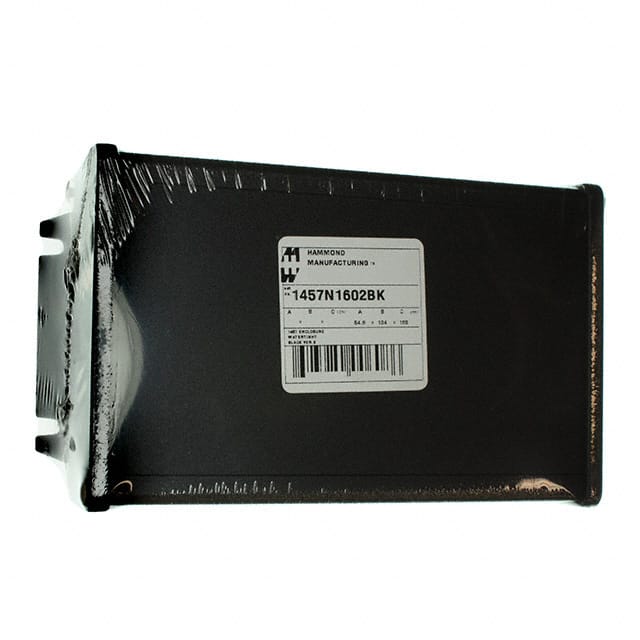 1457N1602BK BOX ALUM BLACK 6.811"L X 4.252"W