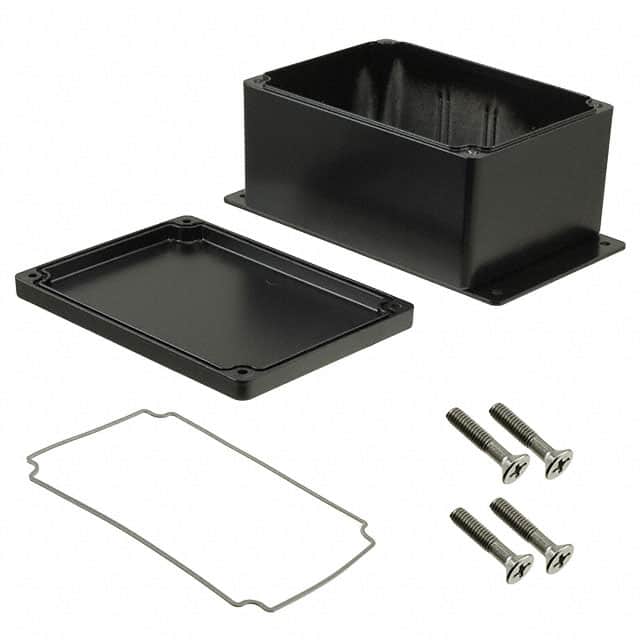 AN-2805-AB BOX ALUM BLACK 5.830"L X 4.252"W