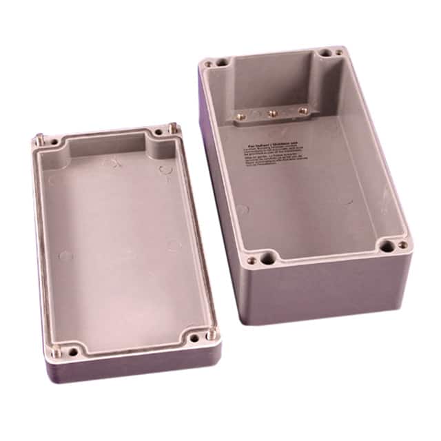 1590ZGRP123 BOX FIBERGLASS GRY 8.66"LX4.72"W
