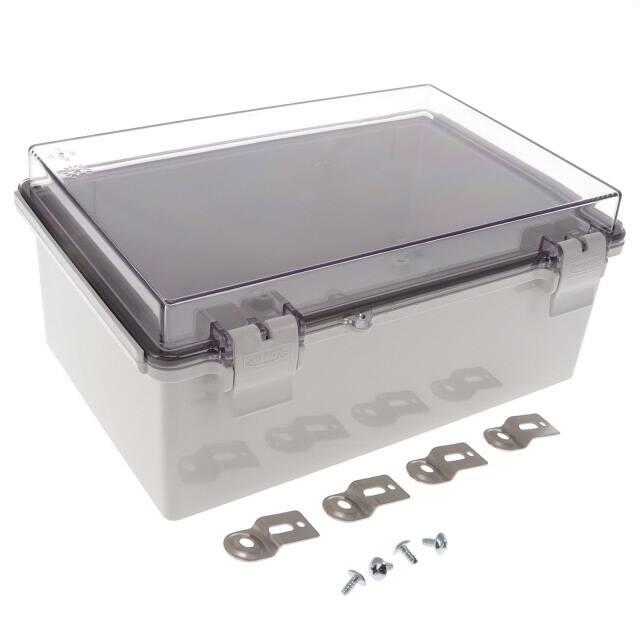 NBF-32416 BOX ABS/PBT GRY 11.81L X 7.87"W