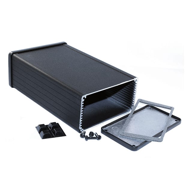 1457N1601EBK BOX ALUM BLACK 6.811"L X 4.252"W