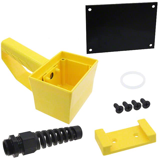 292120000 BOX PLASTIC YLW 3.35"L X 4.53"W