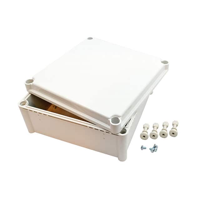 PTS-25342 BOX PLAS GRY 11.024"L X 11.024"W