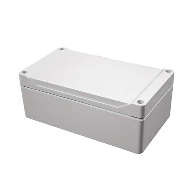 1555YA2GY BOX PLAS GRAY 11.810"L X 9.450"W