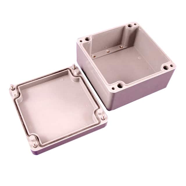 1590ZGRP161 BOX FIBERGLASS GRY 6.3"L X 6.3"W