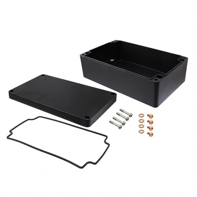 1590Z162BK BOX ALUM BLK 10.236"L X 6.299"W