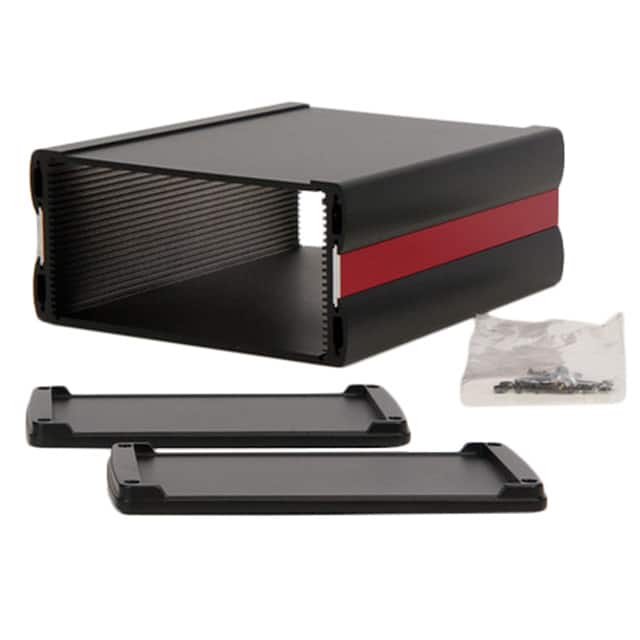 07503011 BOX ALUM BLACK 8.66"L X 7.48"W