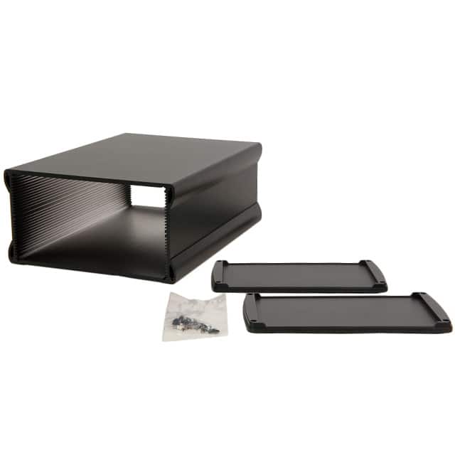 07504011 BOX ALUM BLACK 11.81"L X 9.17"W