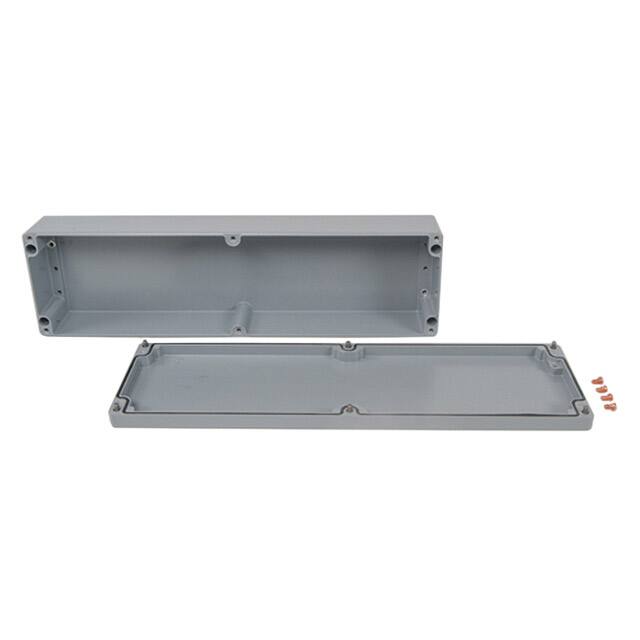 011656090 BOX ALUM GRAY 22.05"L X 6.3"W