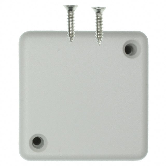 1551PGY BOX ABS GRAY 1.575"L X 1.575"W