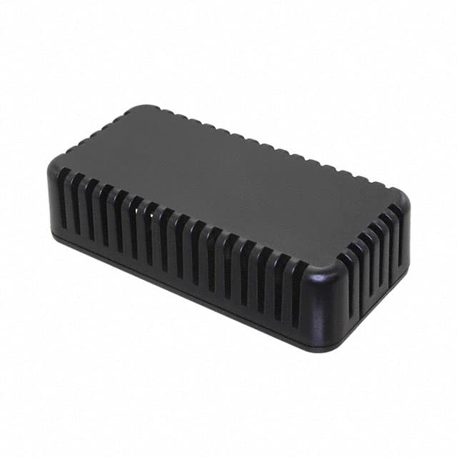 1551V2BK BOX VENT ABS 3.15HX1.57W BLK