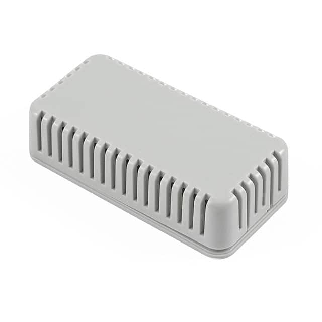 1551V2GY BOX VENT ABS 3.15HX1.57W GRY