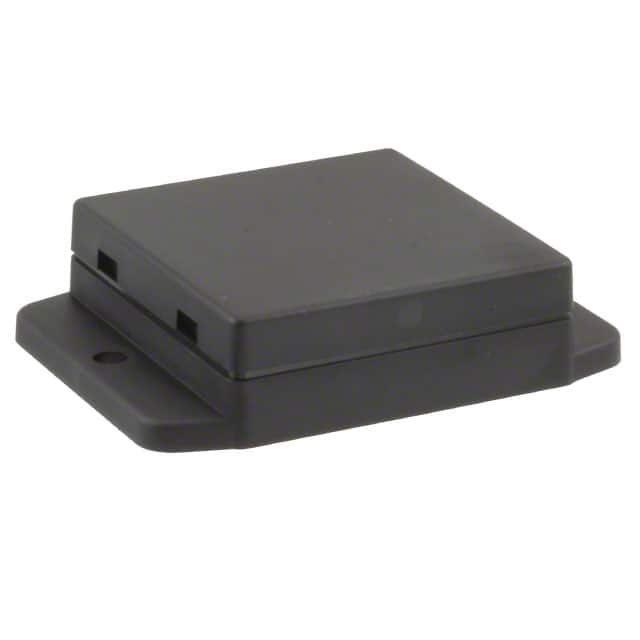 CU-18421-B BOX ABS BLACK 1.972"L X 2.024"W