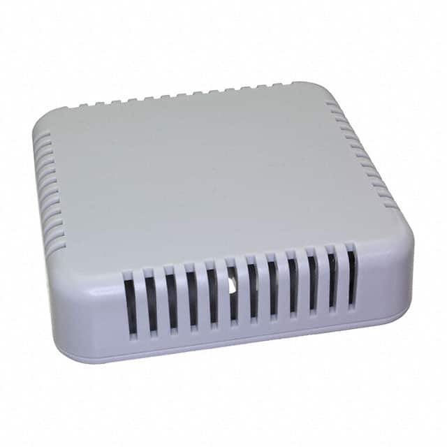 1551V4GY BOX VENT ABS 3.15HX3.15W GRY