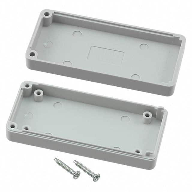1551CGY BOX ABS GRAY 2.560"L X 1.180"W