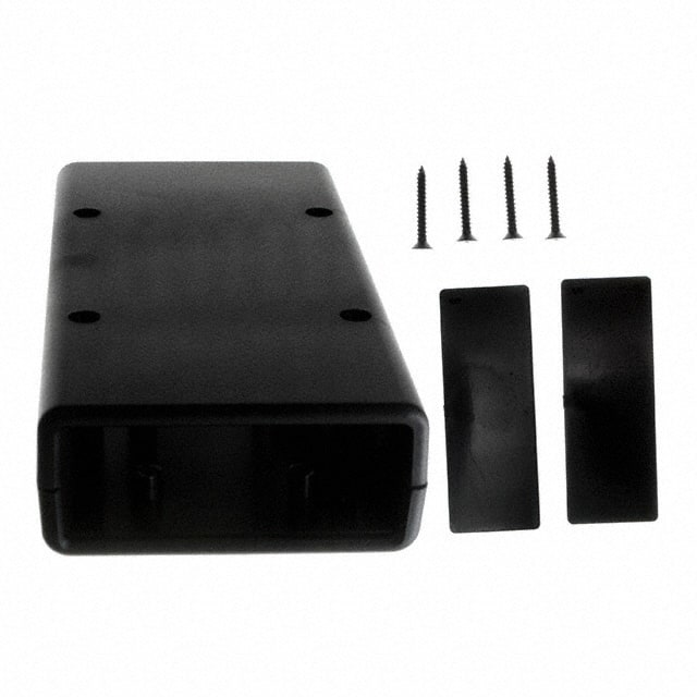HP-3654-B BOX ABS BLACK 5.519"L X 2.605"W