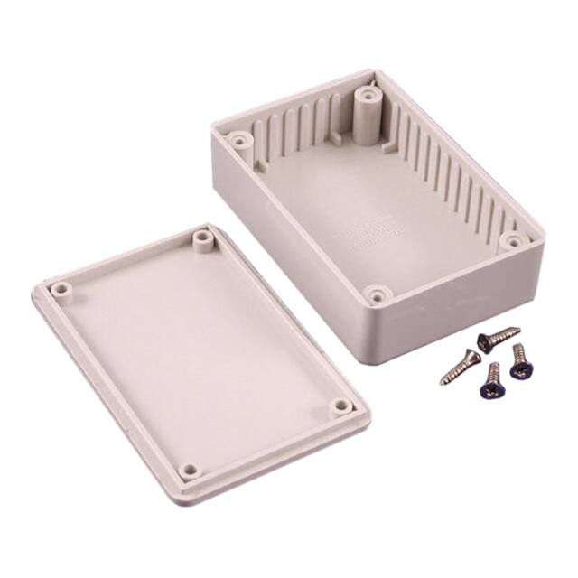 1591MSGY BOX PLAS GRAY 3.339"L X 2.205"W