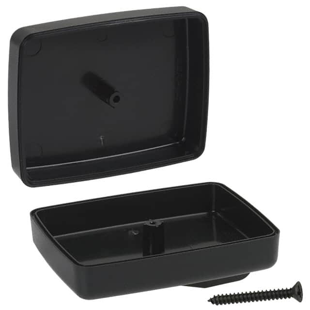 CH8PC,BK BOX ABS BLACK 2.580"L X 2.020"W