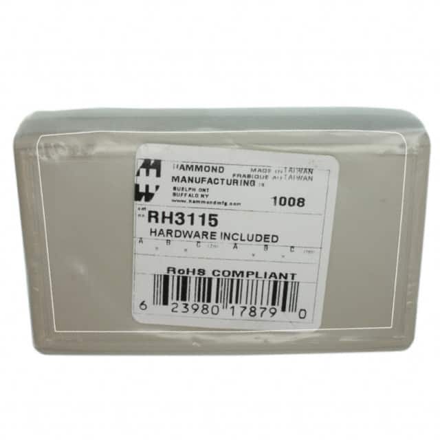 RH3115 BOX ABS GRAY 3.937"L X 2.441"W