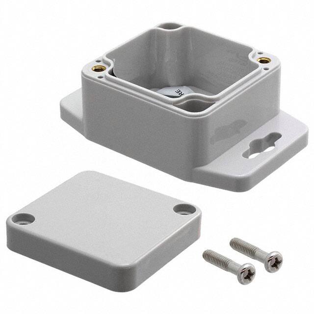 PN-1330-MB BOX PLAS GRAY 2.060"L X 1.986"W