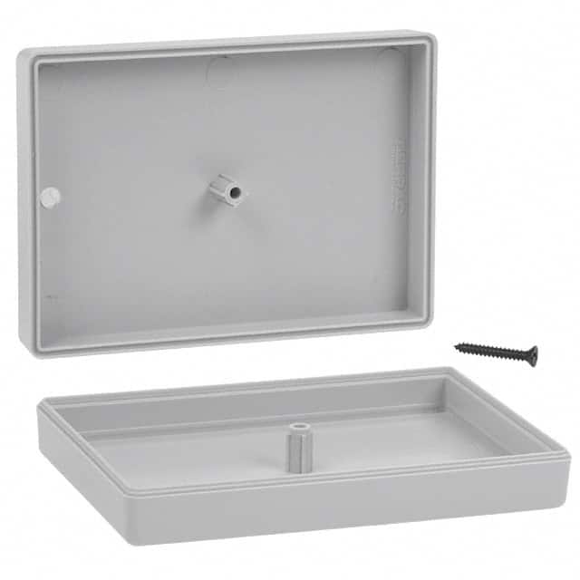 C10,GY BOX ABS GRAY 2.300"L X 3.250"W