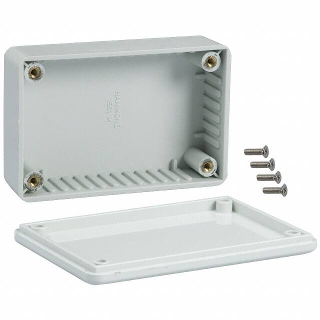 1591LGY BOX ABS GRAY 3.346"L X 2.205"W