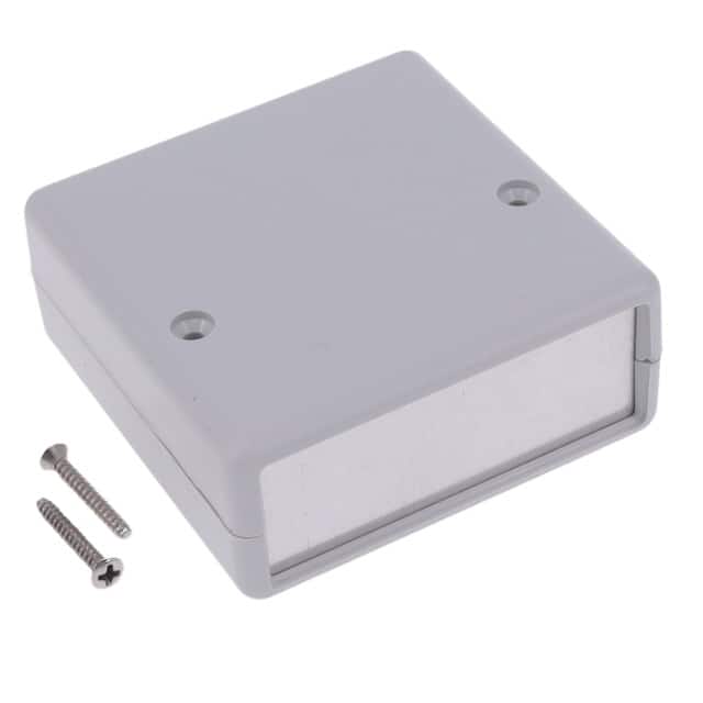 1593KALGY BOX ABS GRAY 2.650"L X 2.610"W