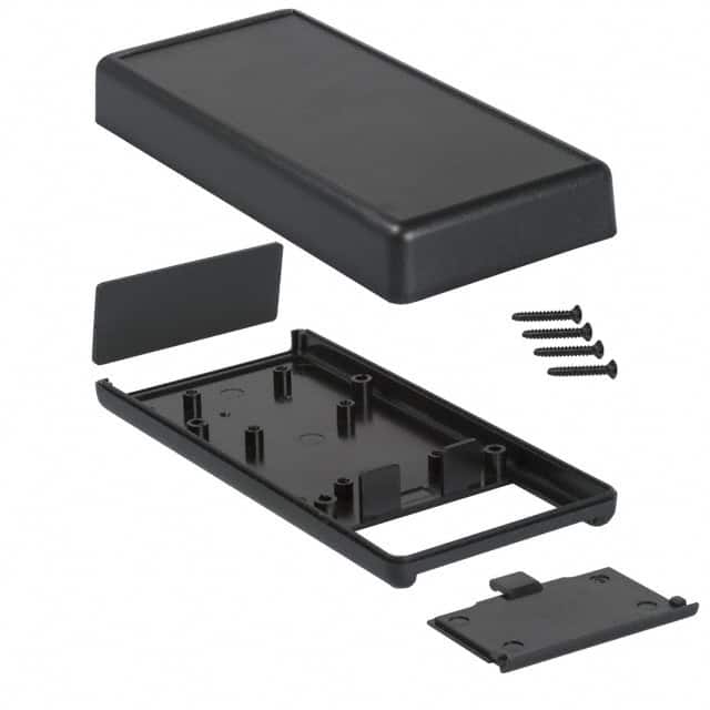 1593YBK BOX ABS BLACK 5.512"L X 2.598"W