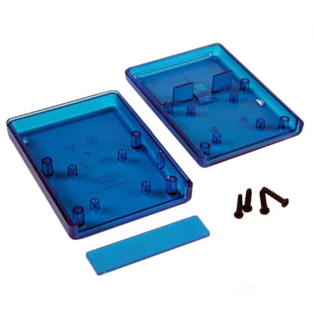 1593STBU BOX ABS TRN BLUE 3.62"L X 2.62"W