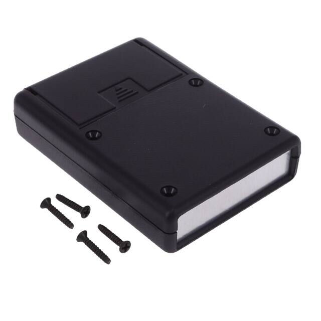 1593SALBK BOX ABS BLACK 3.620"L X 2.620"W