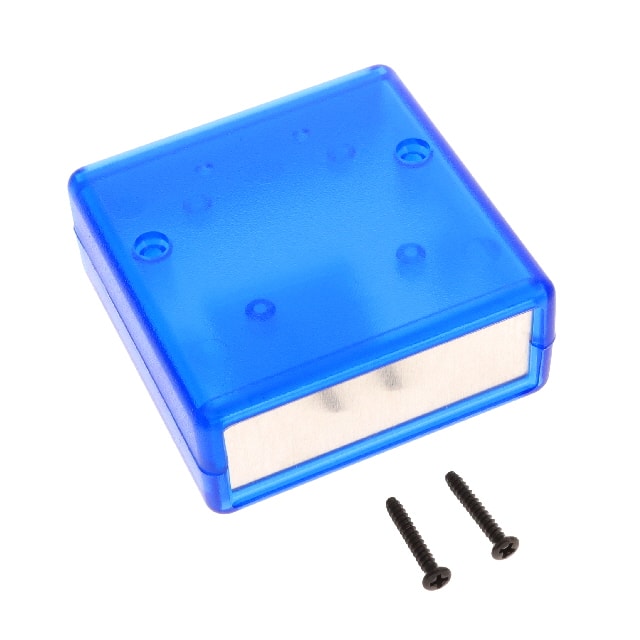 1593KALTBU BOX ABS TRN BLU 2.650"L X 2.61"W