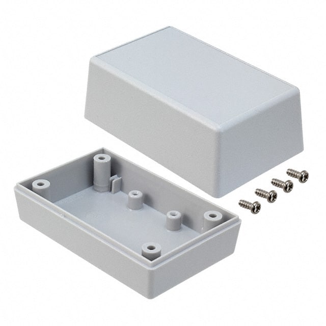 112I,GY BOX ABS GRAY 3.600"L X 2.250"W