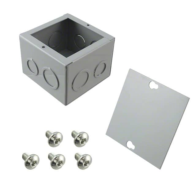 JB-3950-KO BOX STEEL GRAY 3"L X 4"W