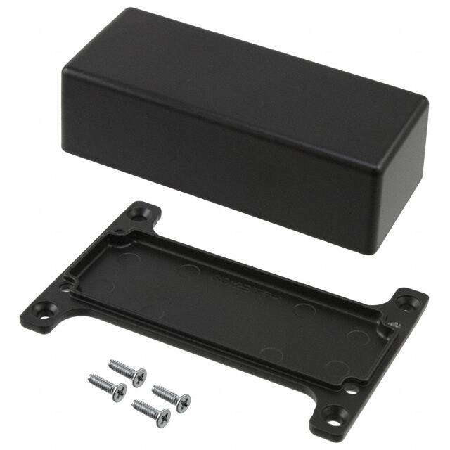 CU-5123-B BOX ALUM BLACK 3.625"L X 1.500"W