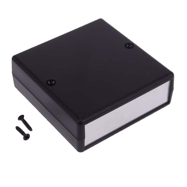 1593ARALBK BOX ABS BLACK 2.990"L X 2.910"W