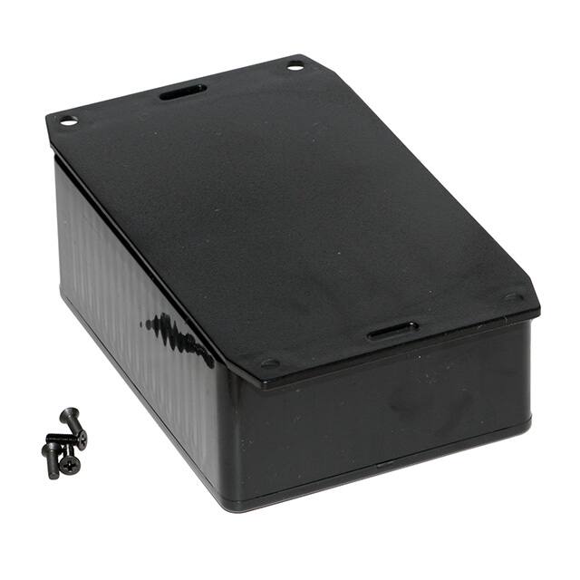 1591SF2BK BOX ABS BLACK 4.322"L X 3.236"W