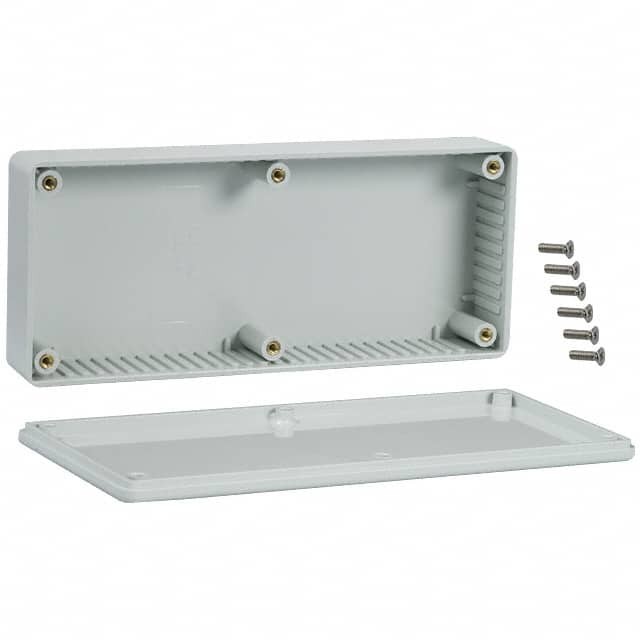 1591HGY BOX ABS GRAY 6.524"L X 2.787"W