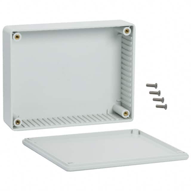 1591GGY BOX ABS GRAY 4.744"L X 3.685"W