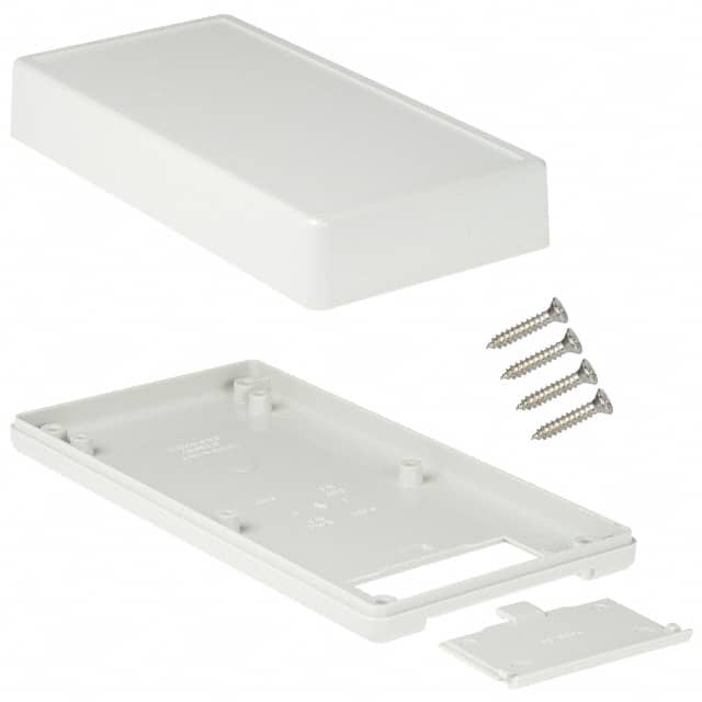 1599ESGYBAT BOX PLAS GRAY 6.693"L X 3.366"W