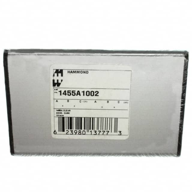 1455A1002BK BOX ALUM BLACK 3.976"L X 2.756"W