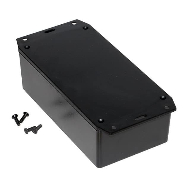 1591XXDFLBK BOX ABS BLACK 6.001"L X 3.245"W