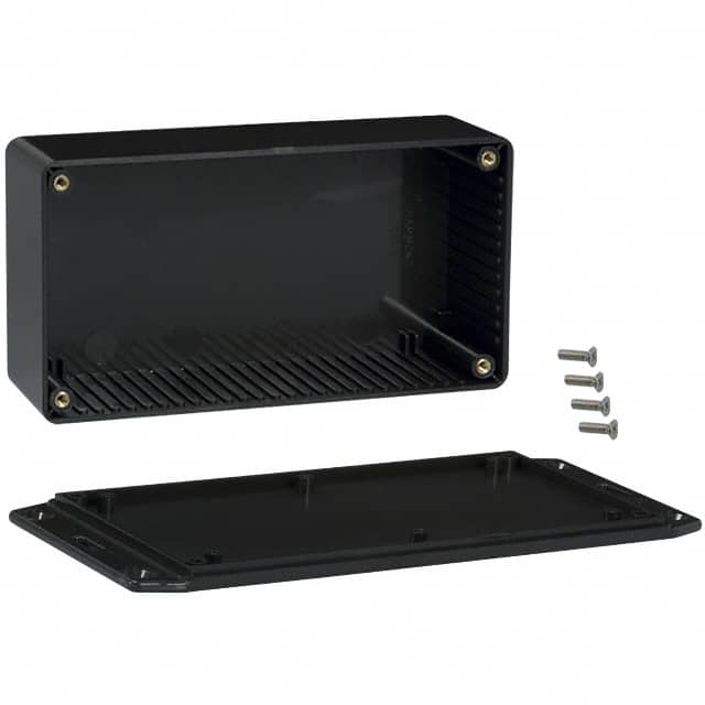 1591DFLBK BOX ABS BLACK 5.906"L X 3.150"W