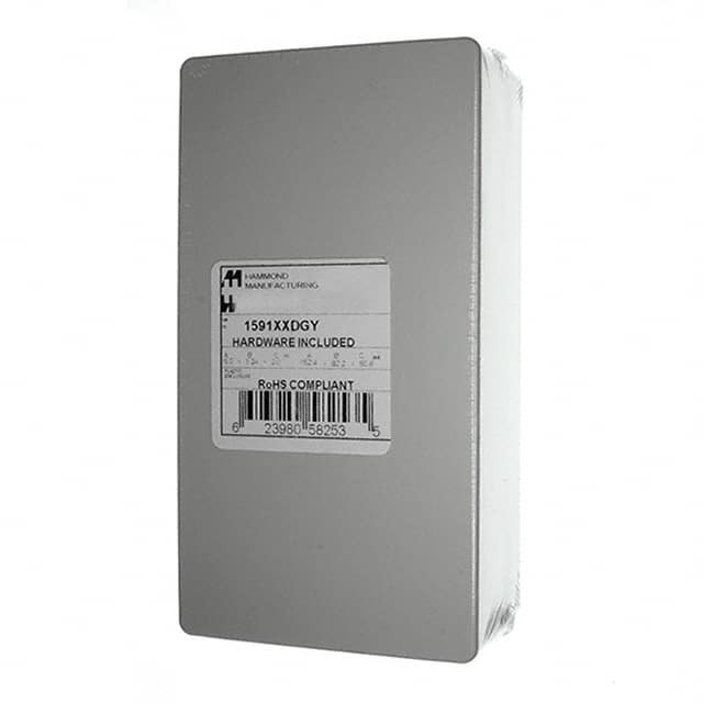 1591XXDGY BOX ABS GRAY 6.001"L X 3.245"W