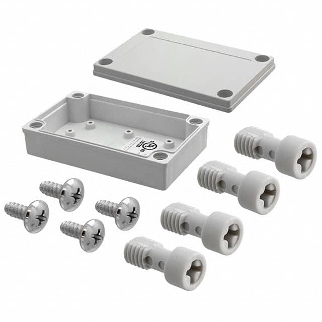 PIP-11760 BOX PLAS GRAY 5.118"L X 3.150"W