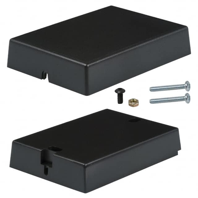 G10,BK BOX ABS BLACK 4.380"L X 3.250"W